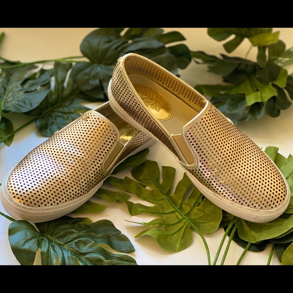 Kane Perforated Leather Slip-On Sneaker